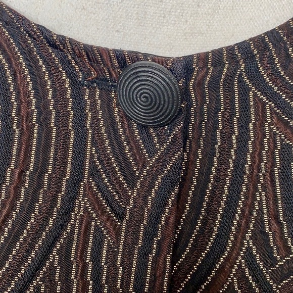 Vintage Cache Metallic Cropped Formal Jacket Sz L - Picture 4 of 10